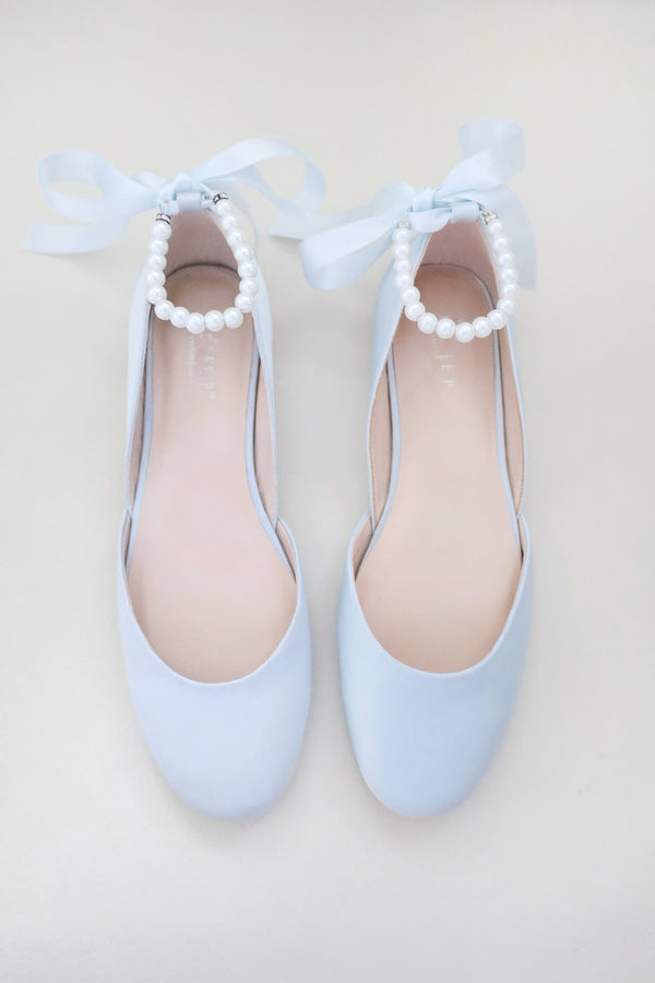 Pearl Wedding Shoes for Wedding Bride near Pensacola https://www.thegladevenue.com/