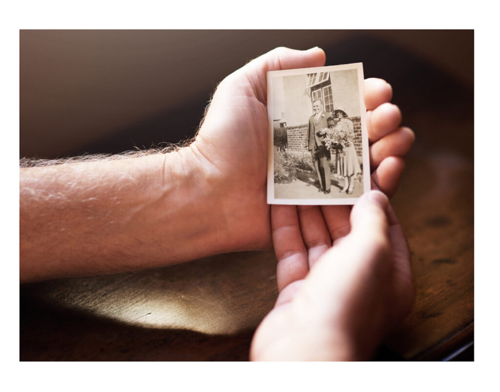 Remember your loved ones that have passed by showing photos of them