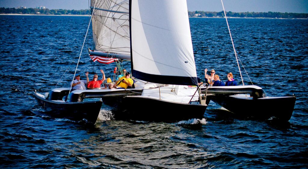 Family viewed wedding venue pensacola choosing Palafox Wharf Waterfront and then went on this relaxing cruise on the water