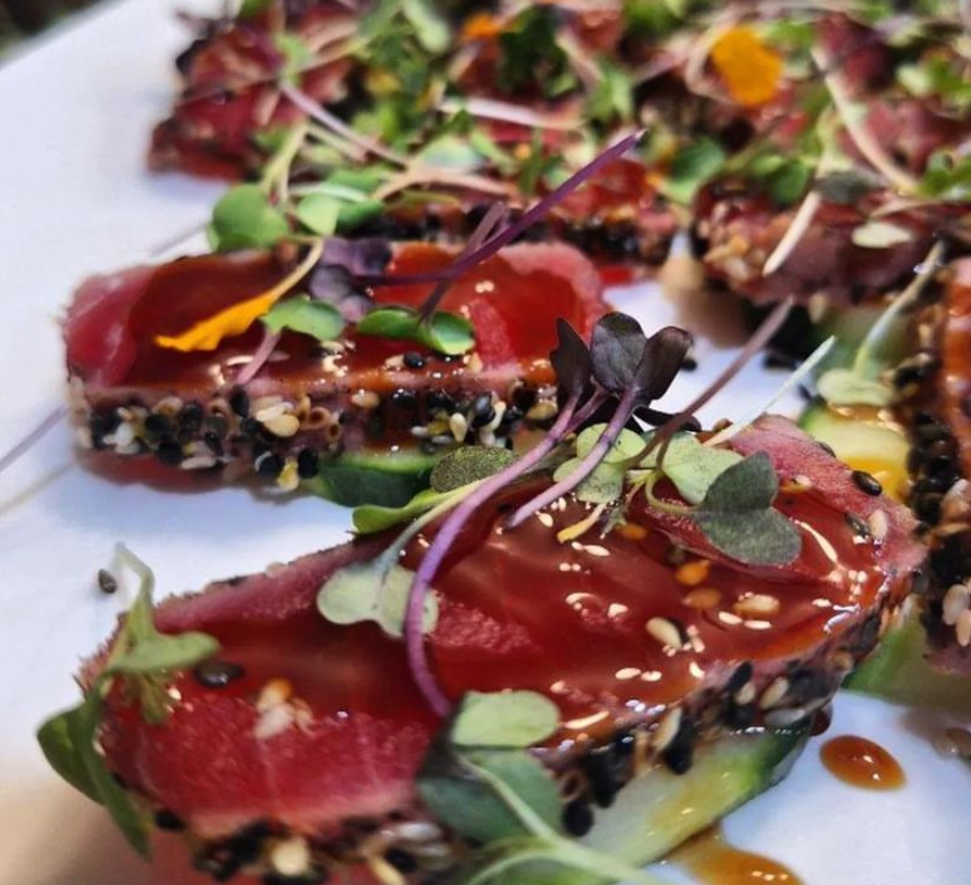 Ahi Tuna by in-house Food Catering at Palafox Wharf Waterfront