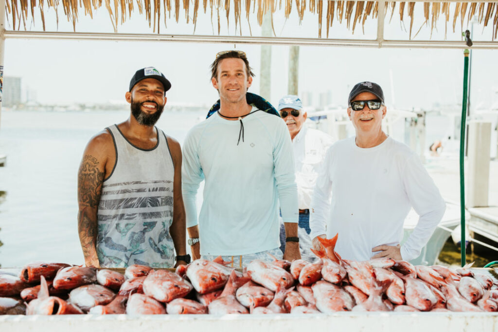 Next Stop in Pensacola was to take a look at the fishing catch in Pensacola Florida near Destin. Garden & Gun’s Scenic Downtown Cocktail Party at Palafox Wharf Waterfront