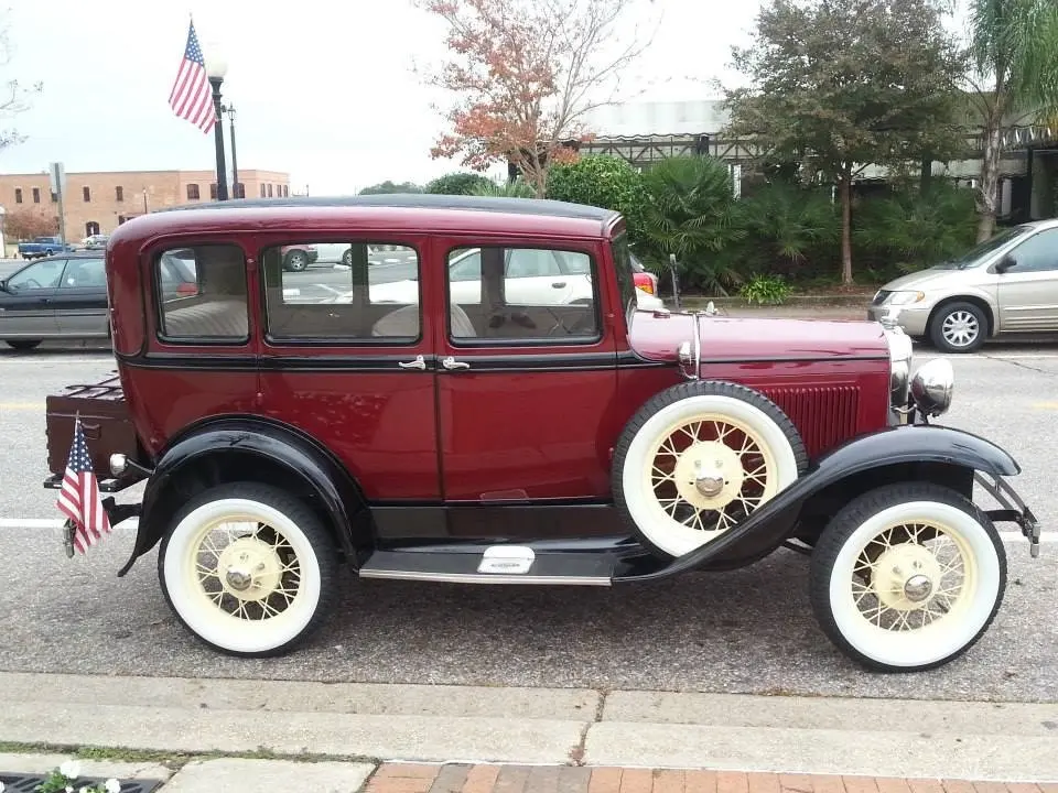 NWFL Pensacola and near Destin
Burgundy vintage vehicle for Palafox Wharf Waterfront's wedding couple