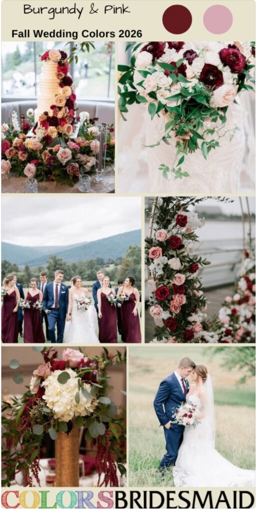 wedding places in pensacola fl with
Burgundy and pink colors for this season at weddings
