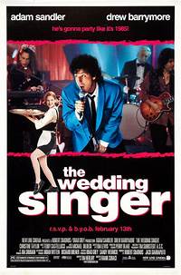 Pensacola Wedding Wedding Venue -showing - Adam Sandler singing at a wedding in The Wedding Singer, a movie about love and music.