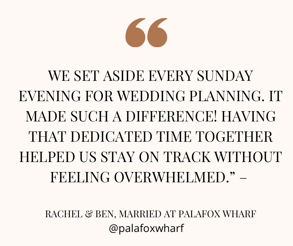 Pensacola wedding venues cheap With this real couple quote by Rachel and Ben who were married at Palafox Wharf waterfront wedding venue talking about making a difference for their wedding planning