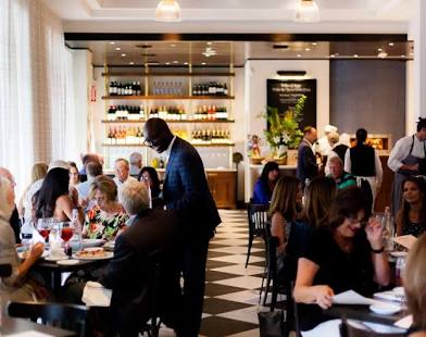 Angelena’s Ristorante Italiano in downtown Pensacola, FL — one of the best restaurants near Palafox Wharf Waterfront Wedding Venue for romantic date night
