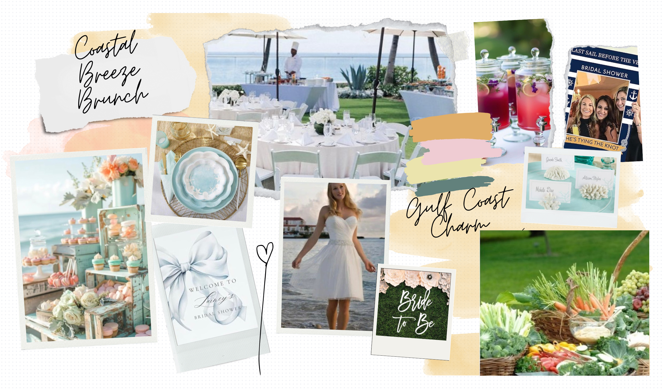 Bridal shower themes palafox wharf showing Coastal Breeze Brunch - Gulf Coast Charm NW Florida Pensacola Destin Mobile Atlanta