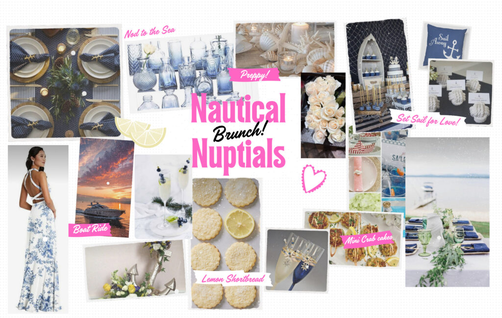 Bridal Shower Theme with Nautical Nuptials Brunch on the waterfront at Palafox Wharf Waterfront Wedding Venue serving Pensacola, Destin, Mobile, New Orleans, Tallahassee, Georgia, Atlanta, Tennessee