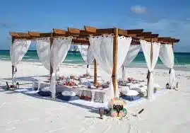 Enjoy a picnic which is great for an engagement party after viewing wedding locations in pensacola fl