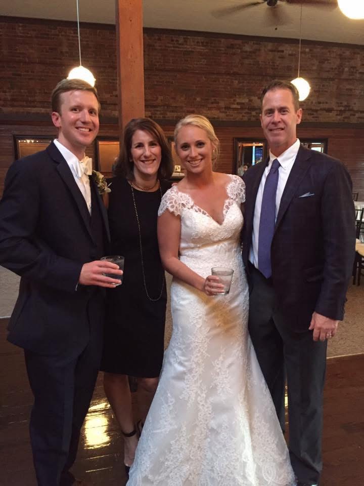 wedding locations in pensacola fl with wedding celebration with four people