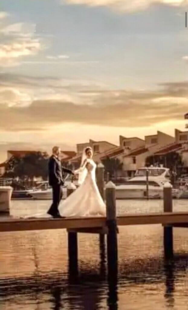 Wedding Place Pensacola Downtown Golden Hour Waterfront
